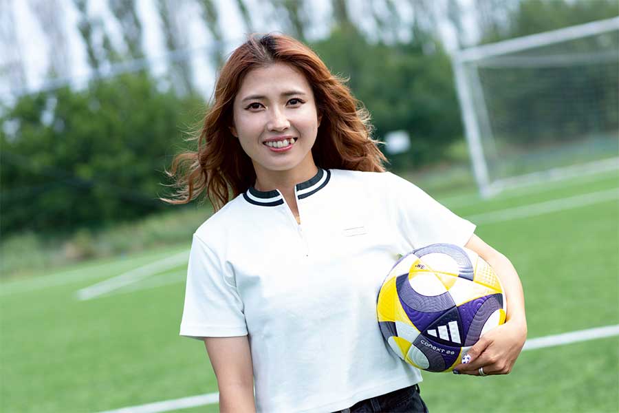 プロとしての自覚と覚悟も語った【写真：増田美咲】