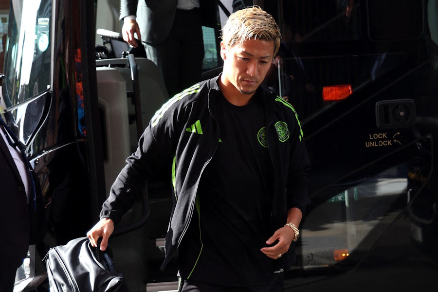 セルティックでプレーする前田大然【写真：ロイター】