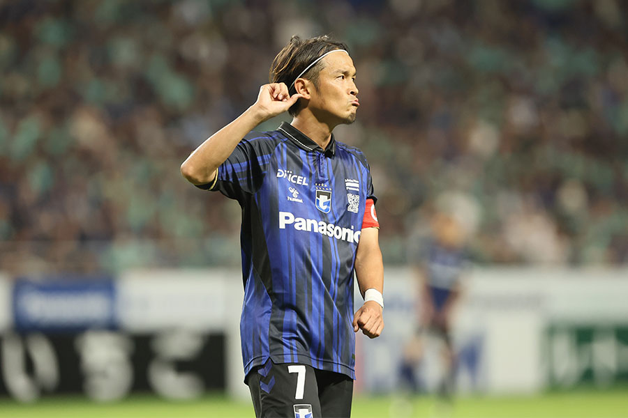 ガンバ大阪FW宇佐美貴史がメモリアルゴール【写真：柳瀬心祐】