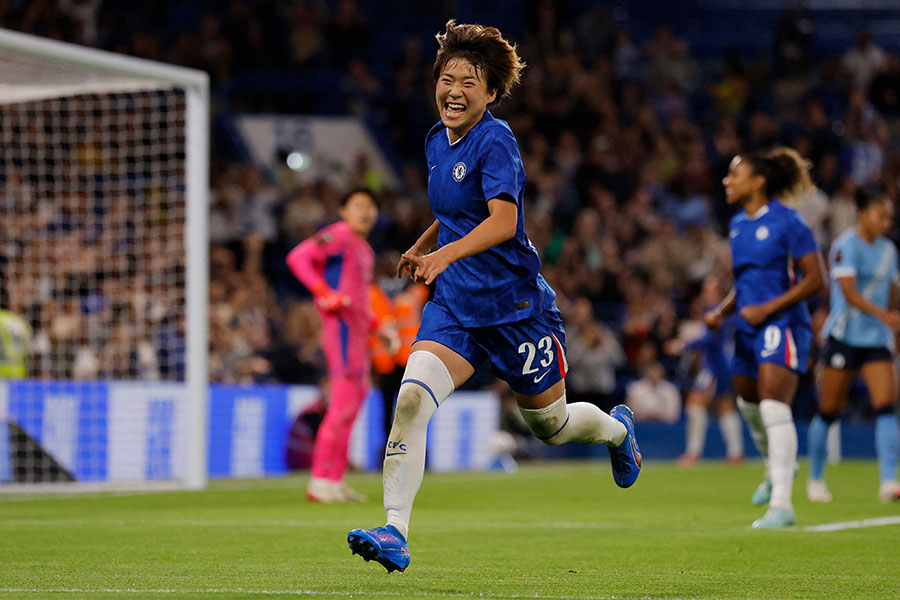 チェルシー・ウィメンの浜野まいか【写真：ロイター/アフロ】
