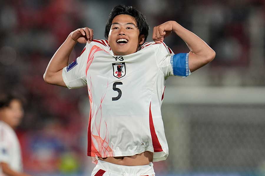 U-20日本代表の市原吏音【写真：AP/アフロ】