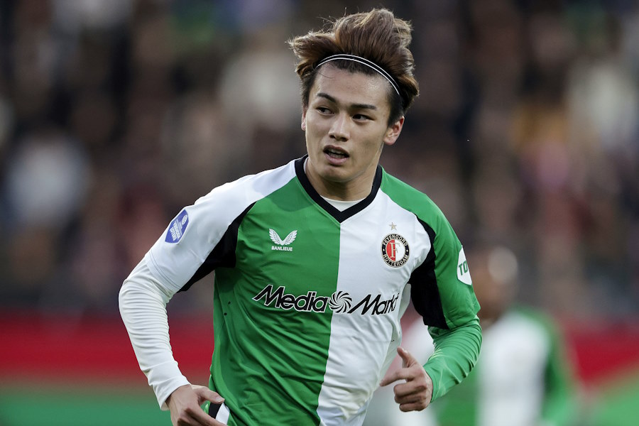 上田綺世が評価を高めている【写真:Getty Images】