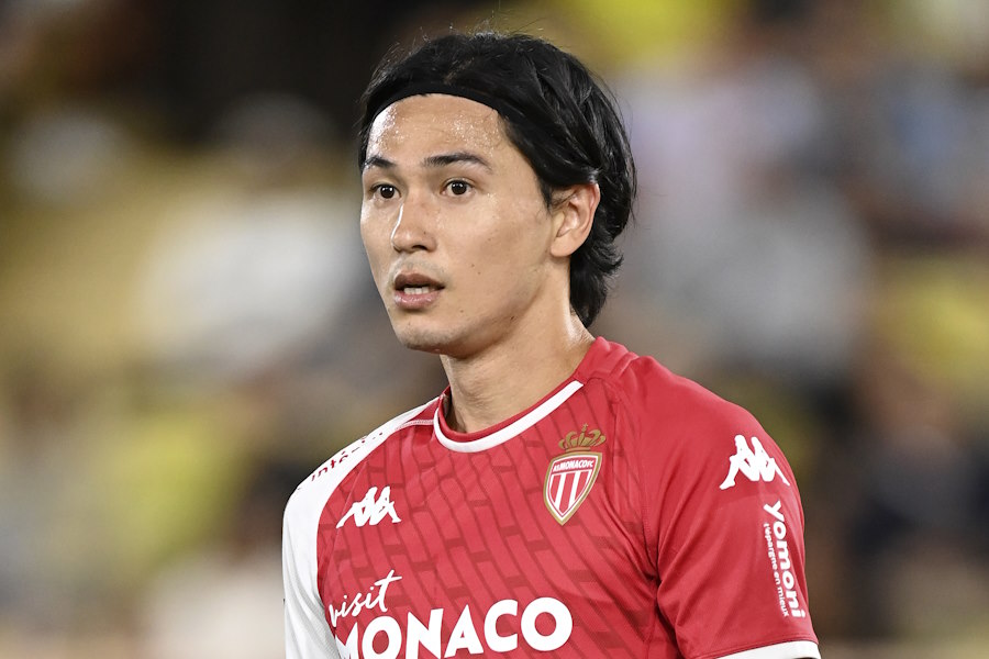 モナコの南野拓実【写真：Getty Images】