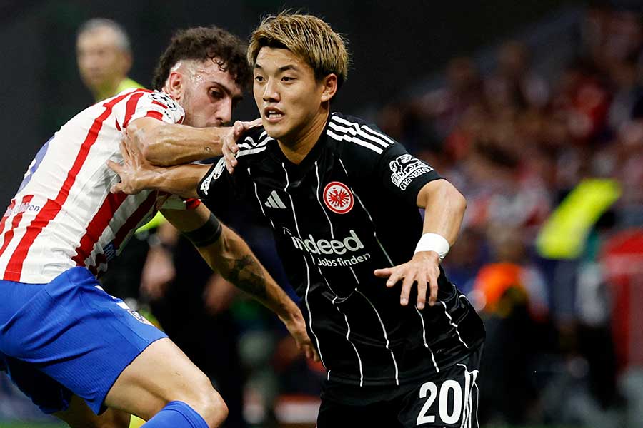 フランクフルトの堂安律【写真：ロイター】