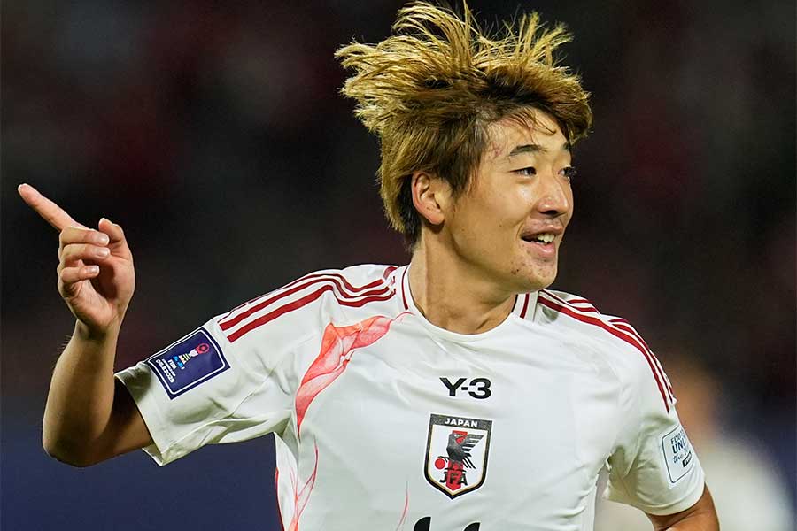 U-20日本代表の横山夢樹【写真：AP/アフロ】