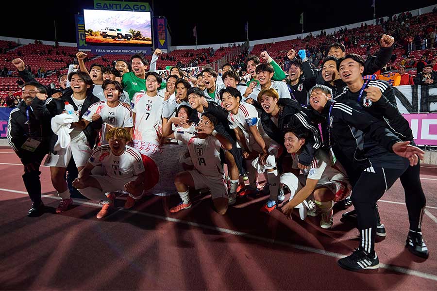 U-20日本代表をチリメディアが称賛【写真：AP/アフロ】