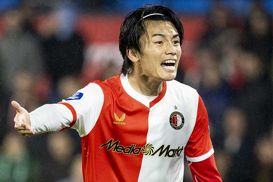 フェイエノールトの上田綺世【写真：REX/アフロ】