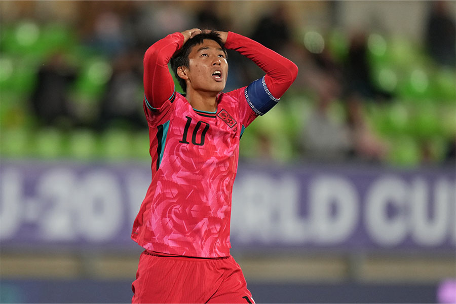 韓国はグループ最下位に【写真:AP/アフロ】