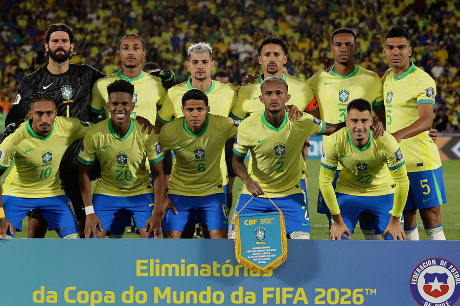 ブラジルは日本と韓国と対戦【写真:AP/アフロ】