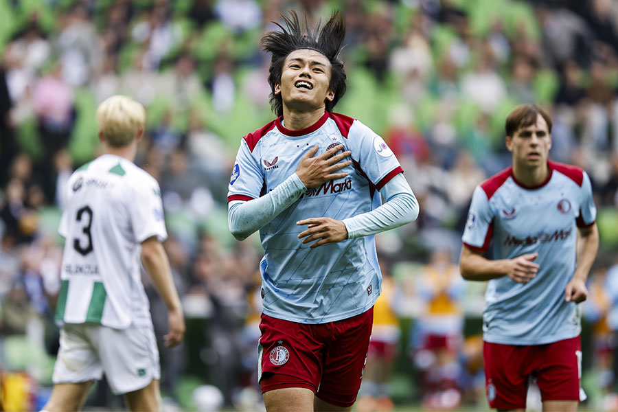 フェイエノールトの上田綺世【写真：ANP Photo/アフロ】