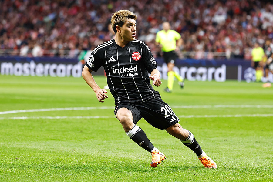 フランクフルトの堂安律【写真：ムツ・カワモリ/アフロ】