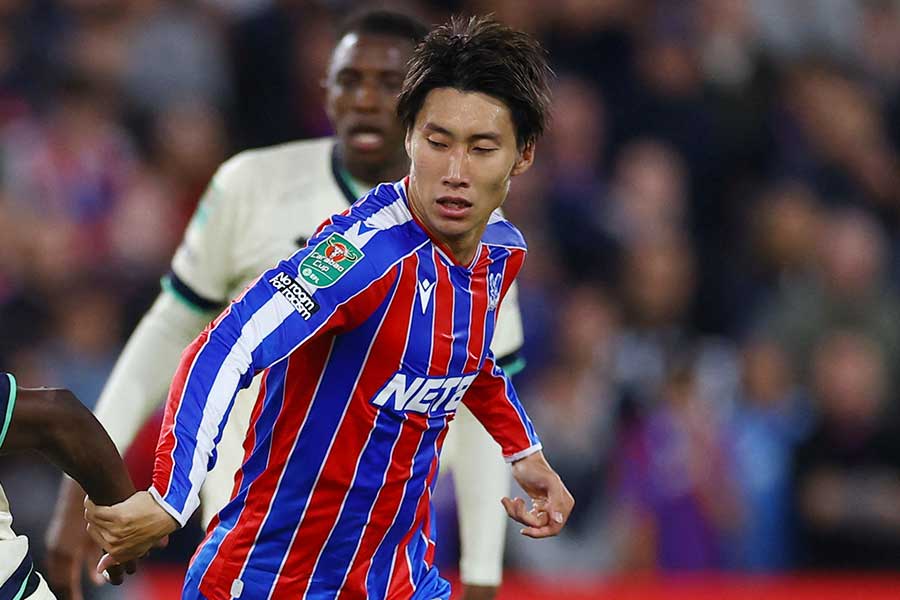 クリスタル・パレスの鎌田大地【写真：ロイター】