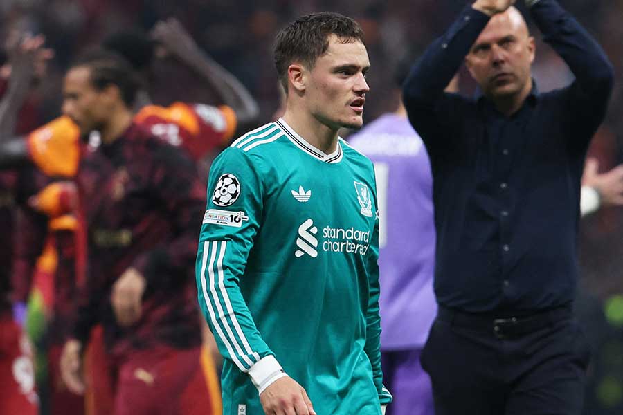 リバプールのフロリアン・ヴィルツ【写真：ロイター】