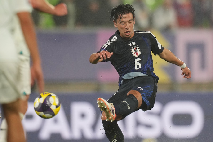 U-20日本代表MF小倉幸成が先制弾【写真：AP/アフロ】