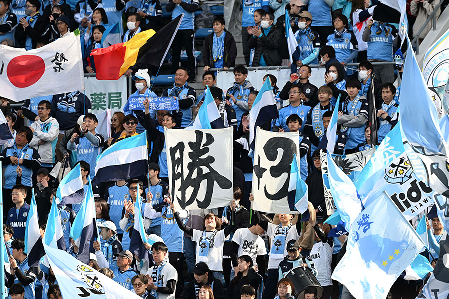 ジュビロ磐田はヴァンフォーレ甲府に1-0で勝利した【写真：徳原隆元】