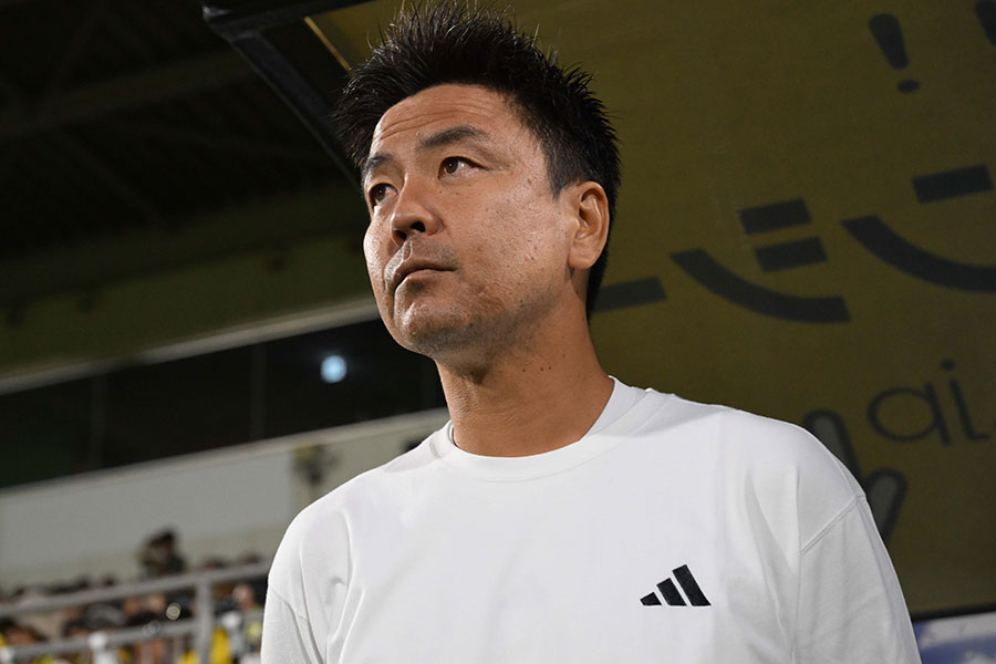 大島秀夫監督がゴール取り消しの判定について言及【写真:徳原隆元】