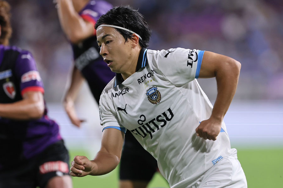 京都戦で先制ゴールを決めた伊藤達哉【写真:柳瀬心祐】