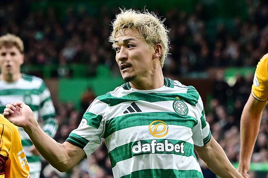 セルティックの前田大然【写真：REX/アフロ】