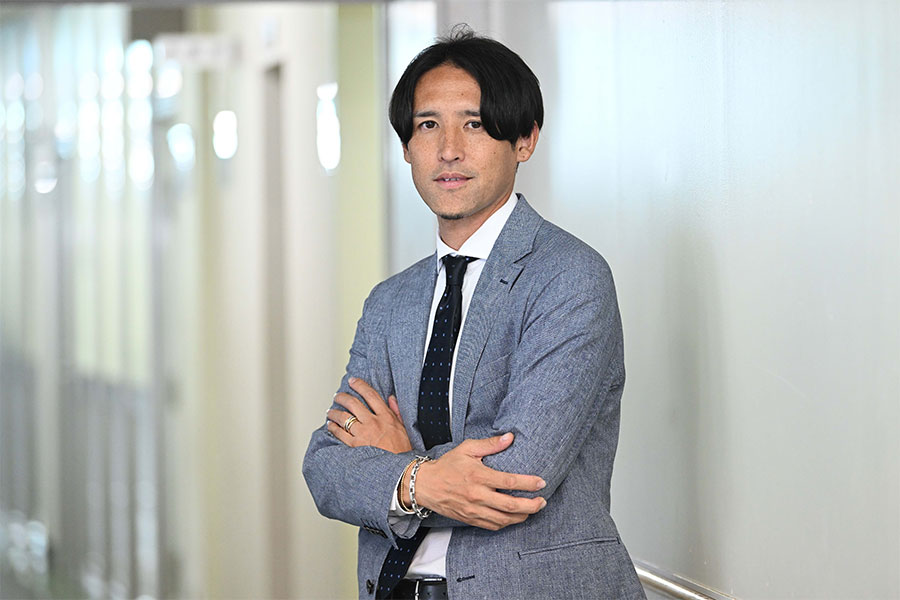   ザスパ群馬の代表取締役社長兼GMを務める細貝萌氏【写真：徳原隆元】