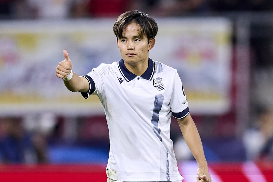 ソシエダでプレーする久保建英【写真:Getty Images】