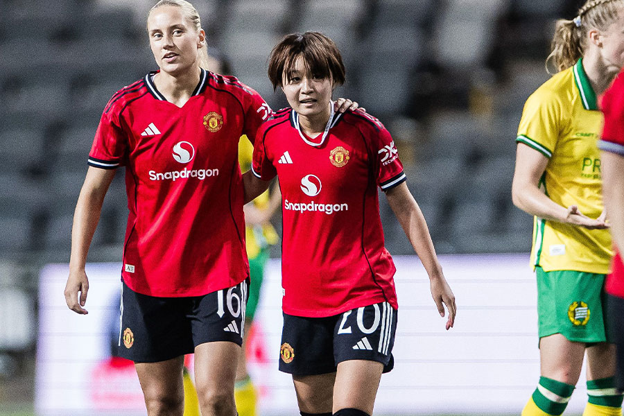 ユナイテッドで活躍する宮澤ひなた【写真:REX/アフロ】