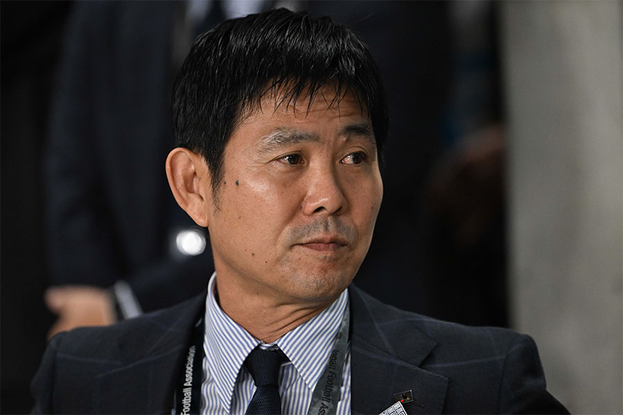 森保監督がパラグアイ戦を総括【写真:徳原隆元】