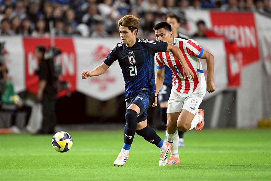 佐野海舟は最も際立ったパフォーマンス【写真:徳原隆元】