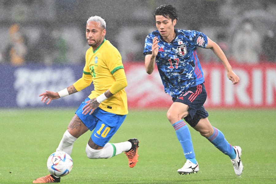 前回ブラジルに0-1で敗れた日本【写真：徳原隆元】