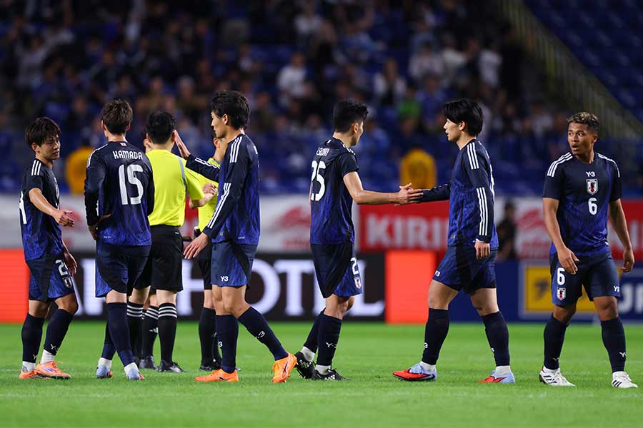 代表OBがパラグアイ戦での課題を指摘【写真:森田直樹/アフロスポーツ】