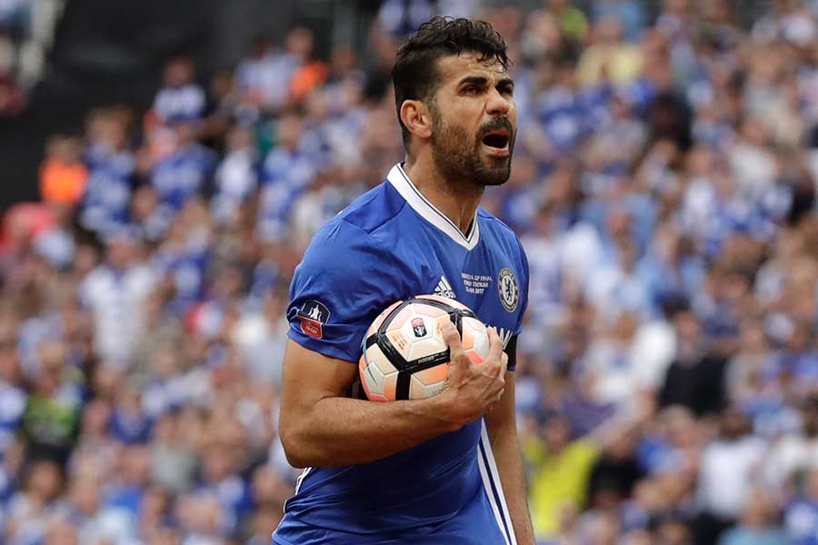 チェルシー在籍時のジエゴ・コスタ【写真：AP/アフロ】