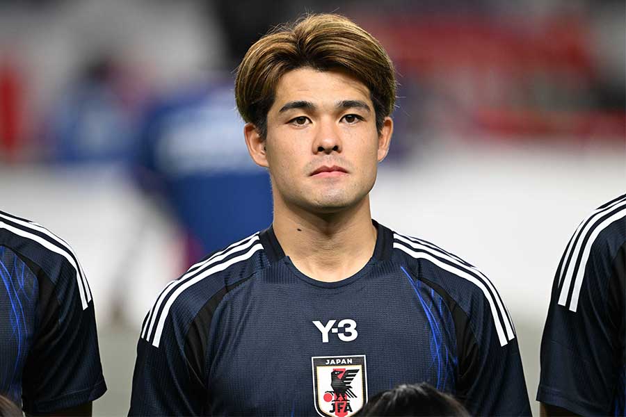 日本代表の佐野海舟【写真：徳原隆元】