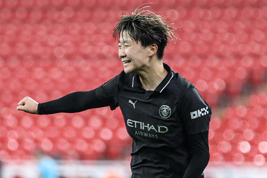 マンチェスター・シティ・ウィメンの藤野あおば【写真：REX/アフロ】