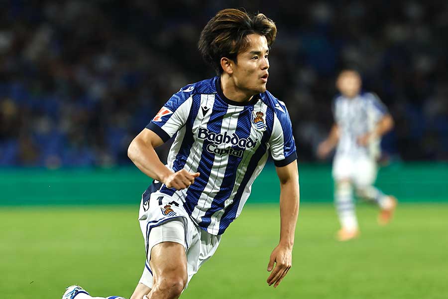 レアル・ソシエダの久保建英【写真：ムツ・カワモリ/アフロ】