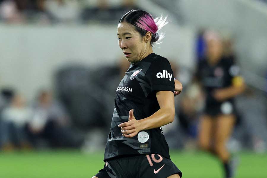 エンジェル・シティの遠藤純【写真：Imagn/ロイター/アフロ】