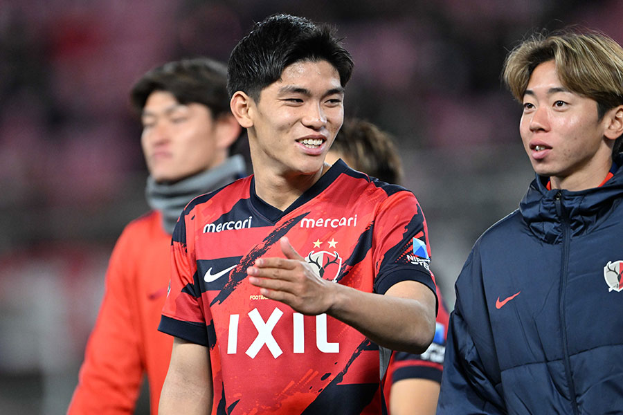 名古屋戦でゴールを決めた徳田誉【写真:徳原隆元】