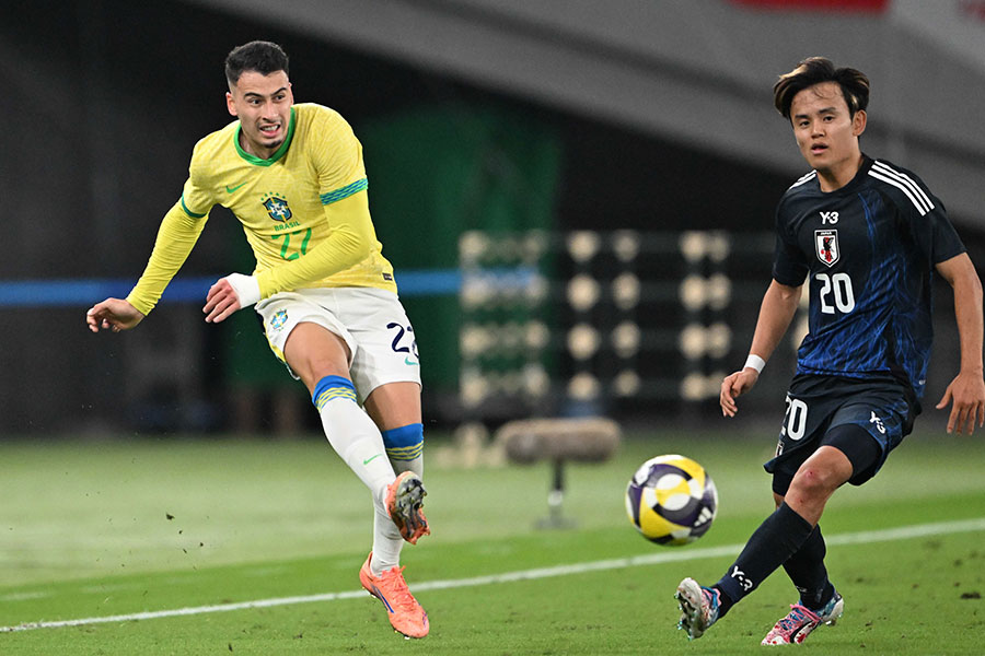 ガブリエル・マルティネッリが2点目を決めた【写真：徳原隆元】