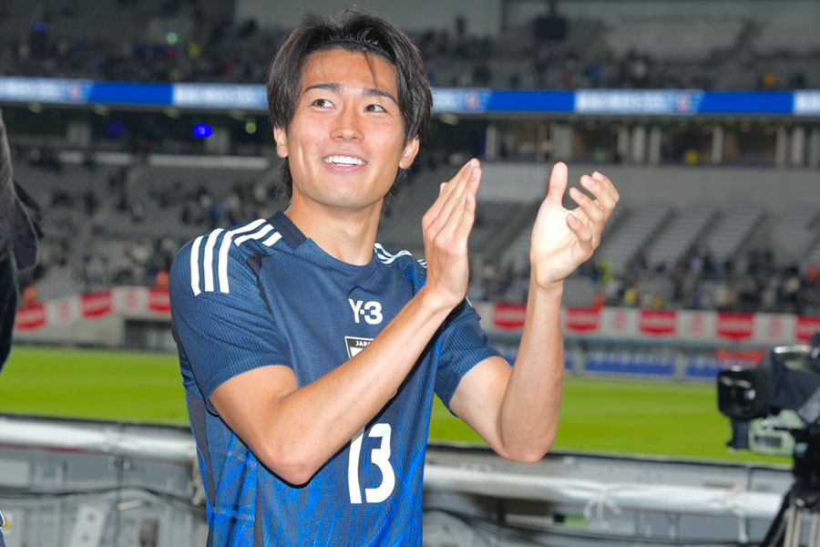 中村敬斗が2点目を決めた【写真：増田美咲】