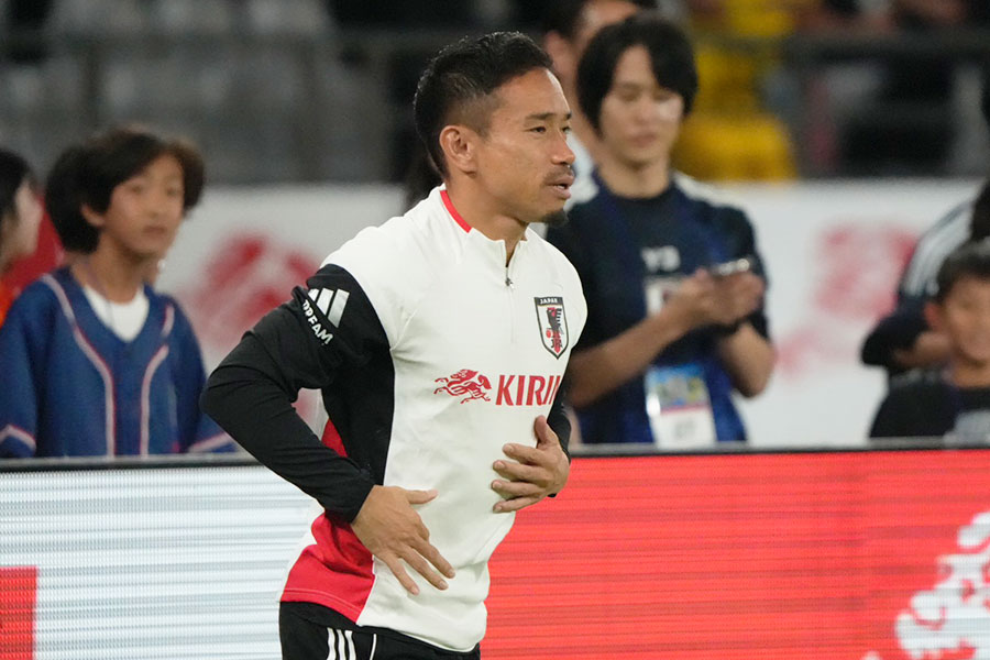 長友佑都がブラジル戦勝利の意味を話した【写真：増田美咲】