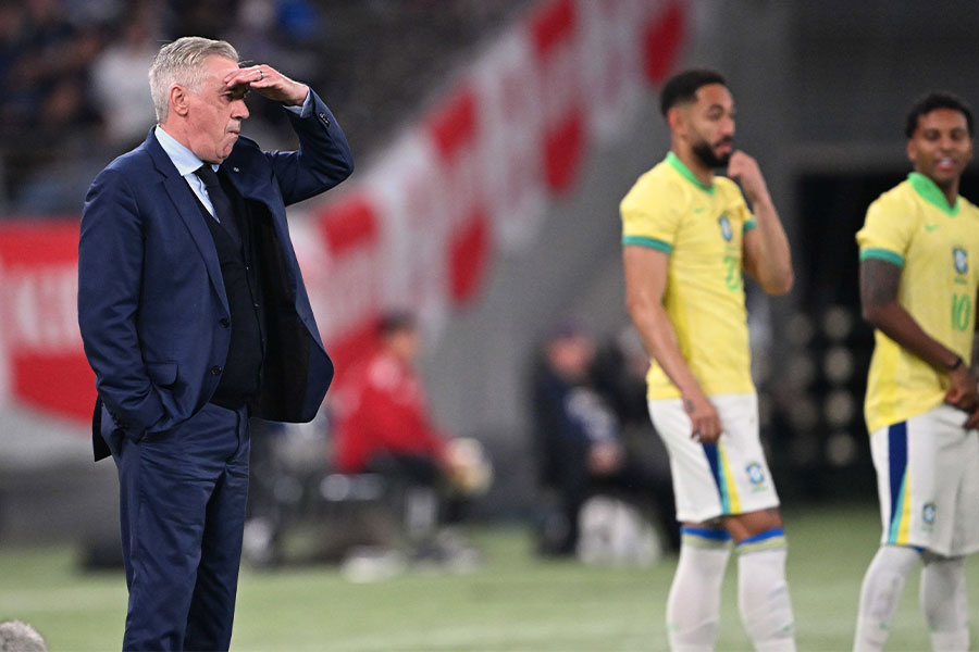 日本に痛恨の敗戦を喫したブラジル【写真:徳原隆元】