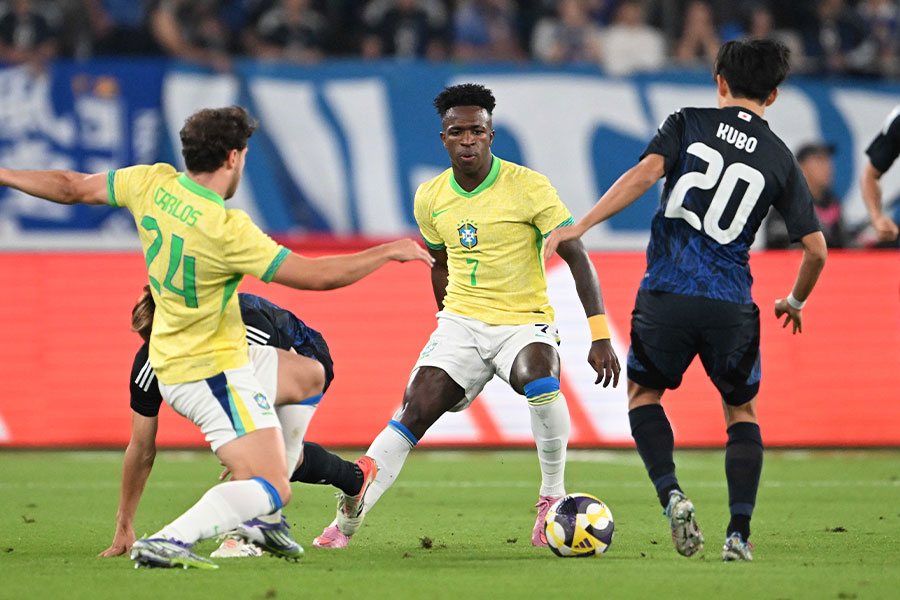 ブラジルは2点リードを活かせずに逆転負け【写真：徳原隆元】