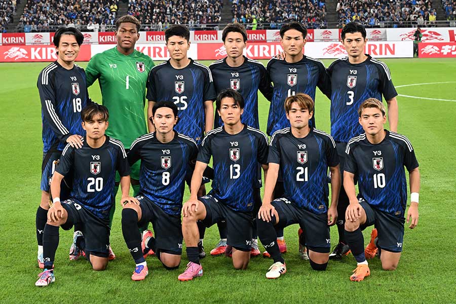 ブラジル戦の日本代表スタメンを採点【写真:徳原隆元】