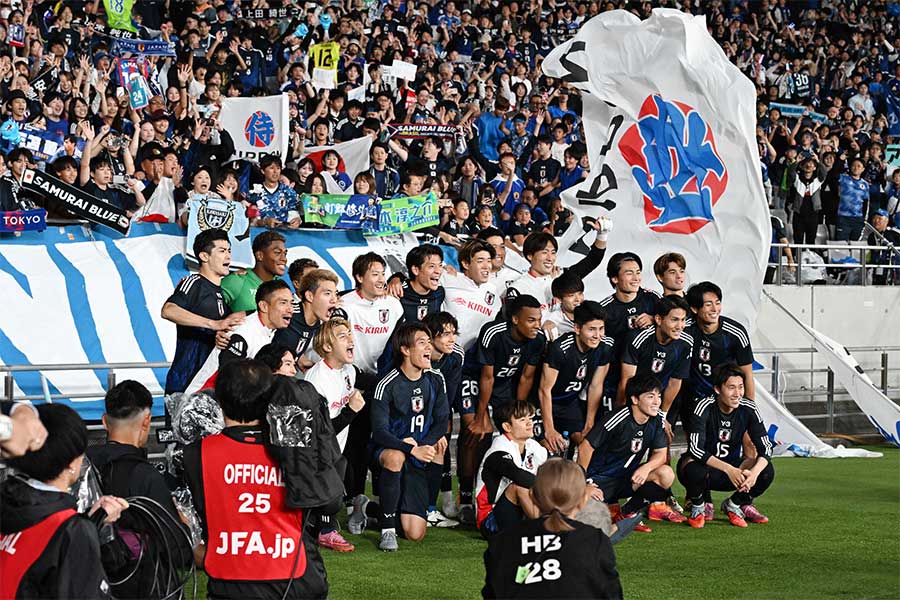 日本のブラジル撃破に英記者が見解【写真:徳原隆元】