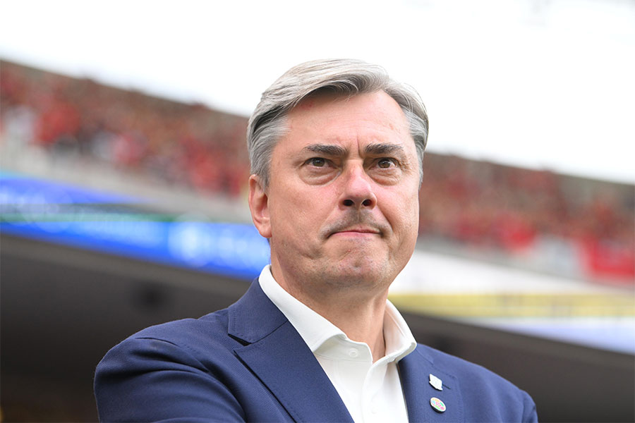 スコルジャ監督は横浜FMを警戒【写真：徳原隆元】