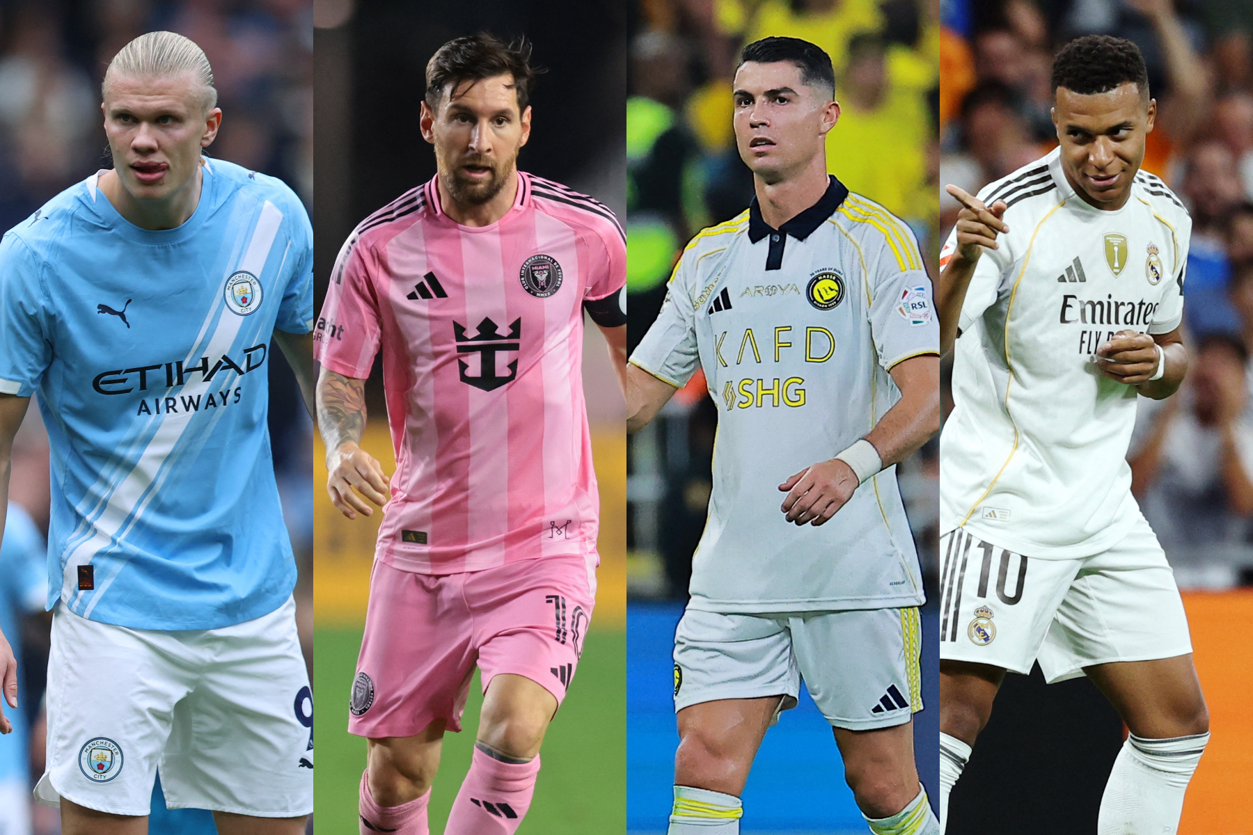 サッカー界で最もお金を稼ぐ選手たち【写真：ロイター】