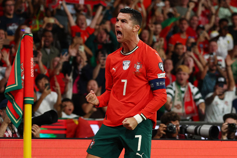 クリスティアーノ・ロナウドがハンガリー戦で2ゴールの活躍【写真:ロイター】