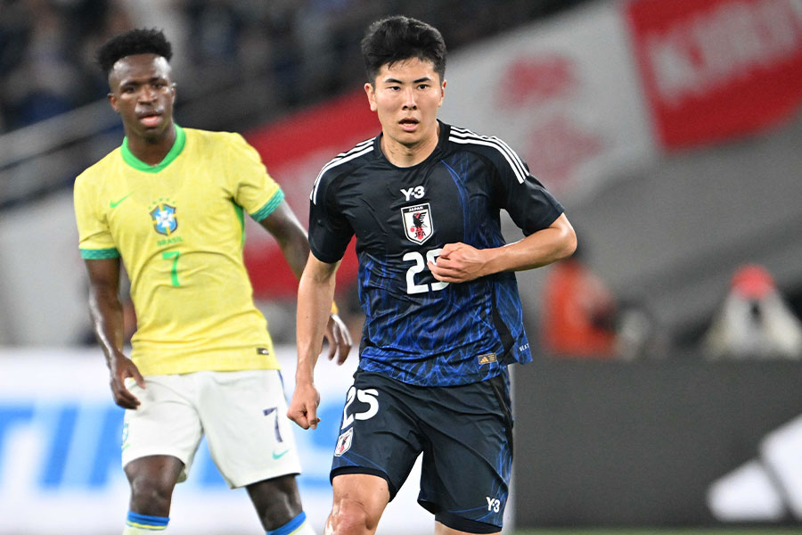 ブラジル戦でも好プレーを見せた鈴木淳之介【写真：徳原隆元】