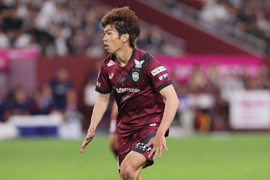 鹿島戦に出場した神戸・宮代大聖【写真：柳瀨心祐】