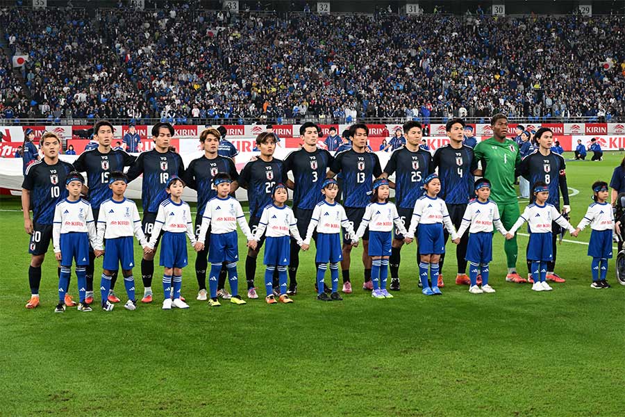 チケット代が高騰している日本代表戦【写真：徳原隆元】