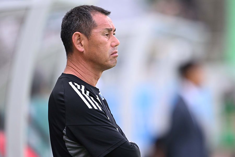 入江徹監督が東京V戦を振り返った【写真：徳原隆元】