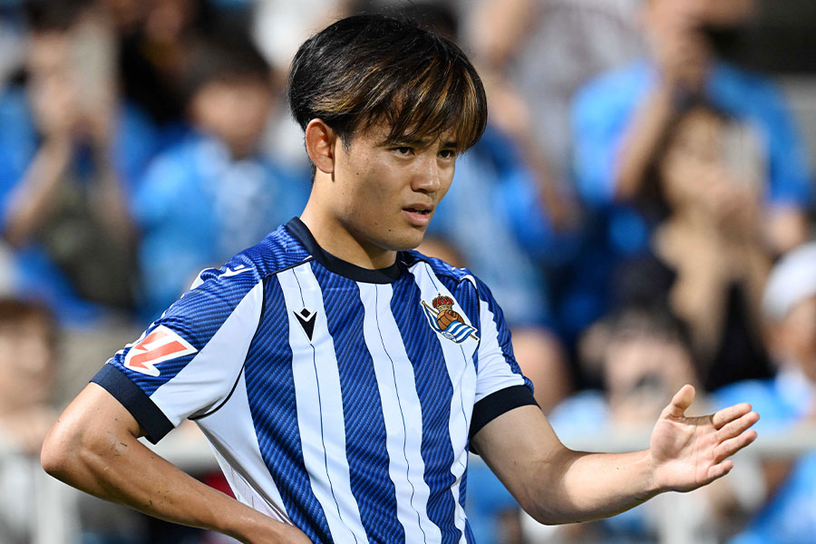 久保建英がセルタ戦のメンバー外に【写真：徳原隆元】